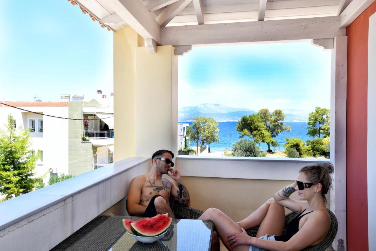 Livas Almyri Seafront Flat Apartment กาโตอัลมีรี ภายนอก รูปภาพ